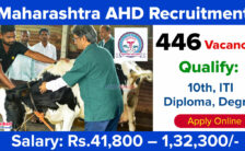 Maharashtra AHD Recruitment 2023 – Opening for 446 Livestock Supervisor Posts | Apply Online