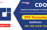 CDOT Recruitment 2023 – Opening for 395 Project Engineer Posts | Apply Online