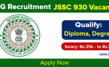 JSSC Recruitment 2023 – Opening for 930 Officer Posts | Apply Online