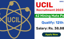 UCIL Recruitment 2023 – Opening for 42 Mining Mate Posts | Walk-In Interview