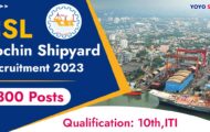 Cochin Shipyard Recruitment 2023 – Opening for 300 Fitter, Instrument Mechanic Posts | Apply Online