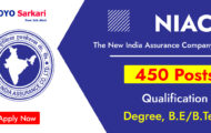 NIACL Recruitment 2023 – Opening for 450 Administrative Officer Posts | Apply Online