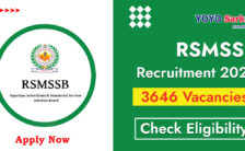 RSMSSB Recruitment 2023 – Opening for 3646 ANM, GNM Posts | Apply Online