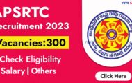 APSRTC Recruitment 2023 – Opening for 300 Apprentice Posts | Apply Online