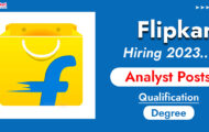 Flipkart Recruitment 2023 – Opening for Various Finance Analyst Posts | Apply Online