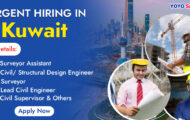 Kuwait Recruitment 2023 – Openings for Various Engineer, Surveyor Posts | Apply E-mail