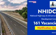 NHIDCL Recruitment 2023 – Opening for 161 Manager Posts | Apply Online