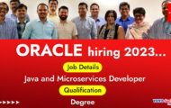 Oracle Recruitment 2023 – Opening for Various Microservices Developer Posts | Apply Online