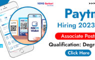 Paytm Recruitment 2023 – Opening for Various Associate Posts | Apply Online
