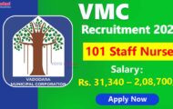 VMC Recruitment 2023 – Opening for 101 Staff Nurse Posts | Apply Online