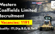 WCL Recruitment 2023 – Opening for 1191 Apprentice Posts | Apply Online