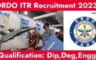 DRDO ITR Recruitment 2023 – Opening for 54 Apprentice Posts | Apply Offline