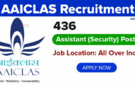 AAICLAS Recruitment 2023 – Opening for 436 Assistant (Security) Posts | Apply Online