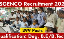 TSGENCO Recruitment 2023 – Opening for 399 Engineer Posts | Apply Online